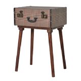 Billy Vintage Tweed Trunk Side Table